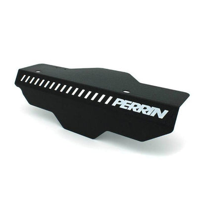 Perrin [02-14 WRX, 04-21 STI] Belt Cover Black - Black/Red/Neon Yellow