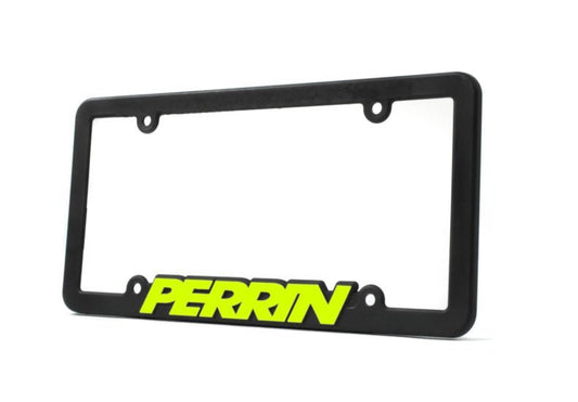 PERRIN License Plate Frame - Black w/Neon Yellow Lettering [Universal]