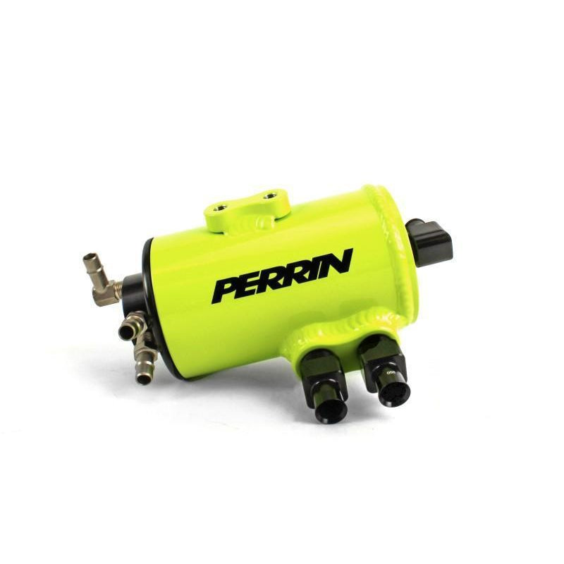 Perrin [02-14 WRX, 04-21 STI, 05-09 LGT] Air Oil Separator Neon Yellow w/ FMIC