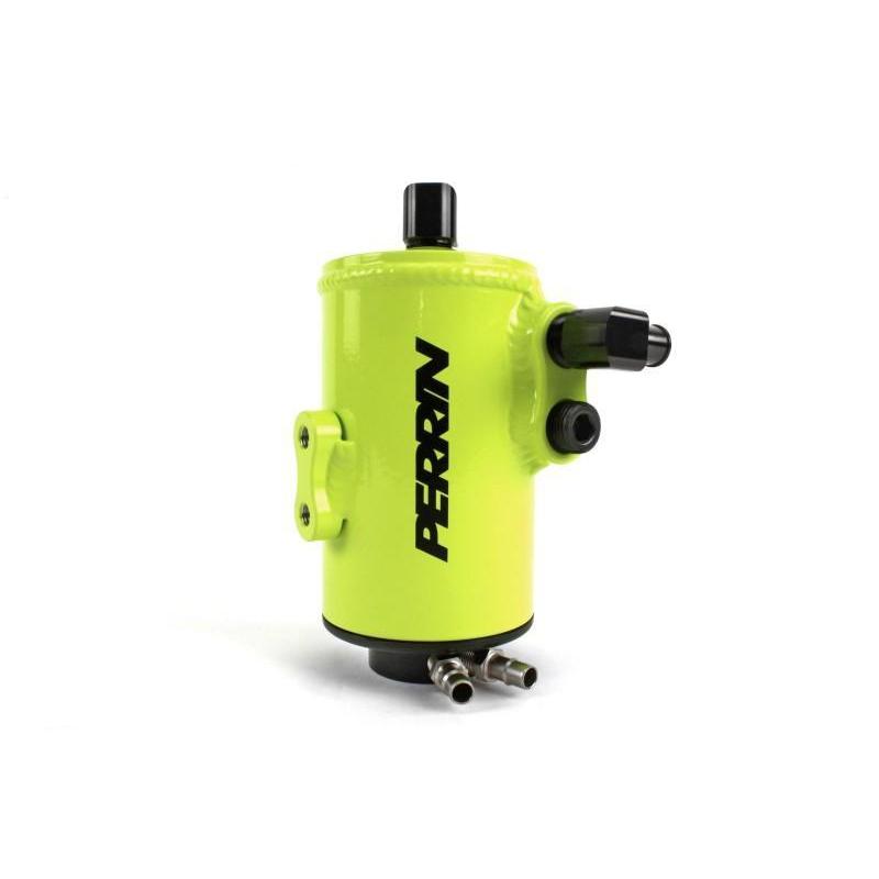 Perrin [02-07 WRX, 04-07 STI] Air Oil Separator - Neon Yellow | PSP-ENG-605NY