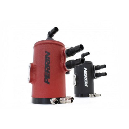 Perrin [02-07 WRX/STI w/ TMIC] Red Air Oil Separator | PSP-ENG-605RD