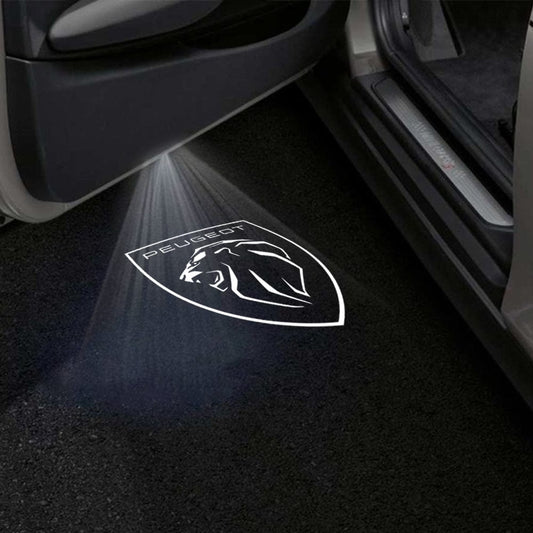Peugeot 407 Premium Door Puddle Lights Various Designs 2003–2010