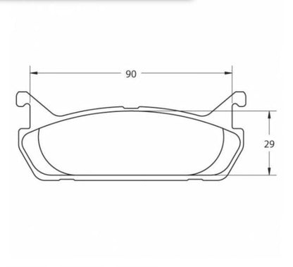 Performance Friction PFC Brake Pads 0458.08.13.44 (Rear)