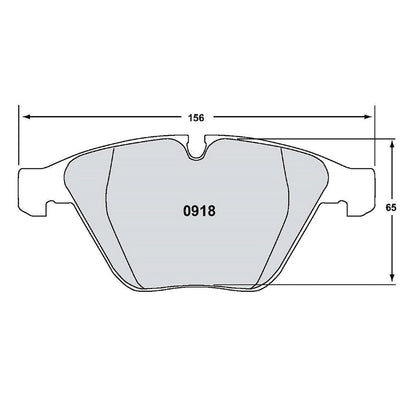Performance Friction PFC Brake Pads 0918.XX.19.44 (Front)