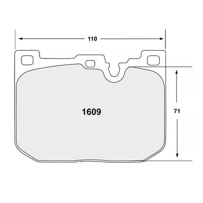 Performance Friction PFC Brake Pads 1609.XX.17.44 (Front)