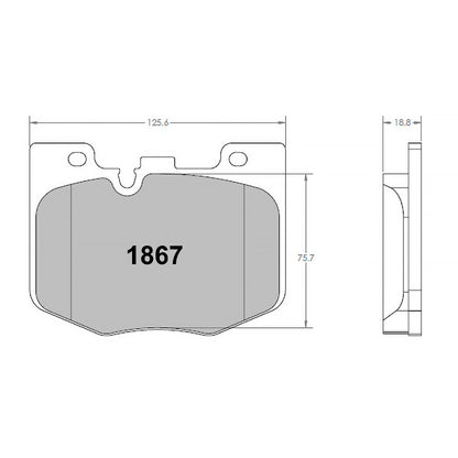 Performance Friction PFC Brake Pads 1867.11.19.44 (Front)