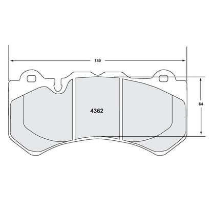 PFC Brake Pads 4362.08.19.44 (Front)