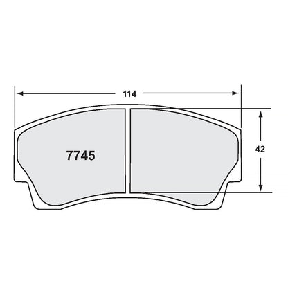 Performance Friction PFC Brake Pads 7745.XX.16.44
