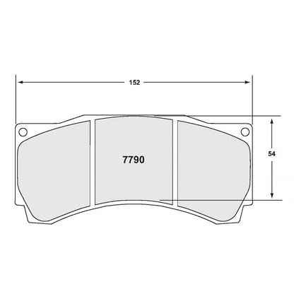 Performance Friction PFC Brake Pads 7790.XX.YY.44 (Front)