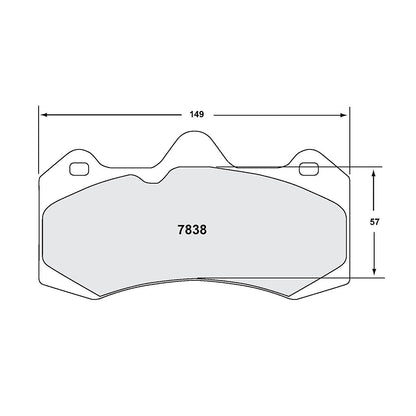 PFC Brake Pads 7838.08.17.44 (Front)