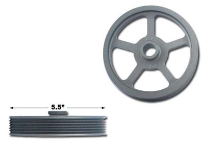 PULLEY PWR STEERING BILLET BLK