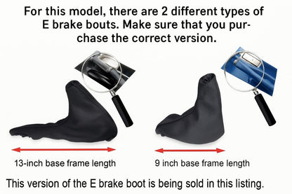 M Stitch Leather Shift & Handbrake Boot Cover 13 Inch For BMW Z3 M3 Coupe E46 1995-2006