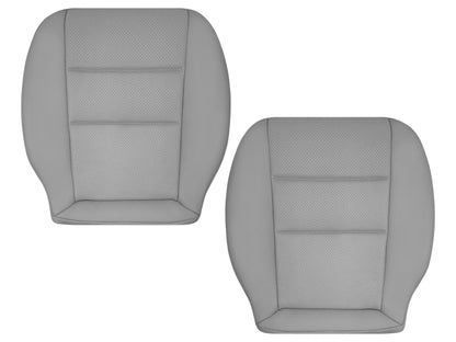 2008-2015 Mercedes Benz GLK250, GLK-350 Driver or Passenger Bottom Replacement Leather Seat Cover: Perforated Gray
