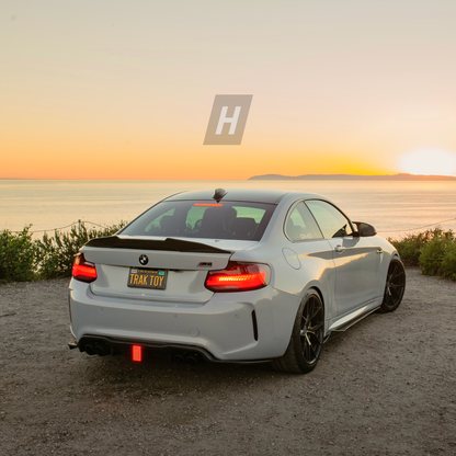 PSM Style V2 (High Kick) Carbon Fiber Trunk Lip / Spoiler - F87 M2 | F22 2-Series