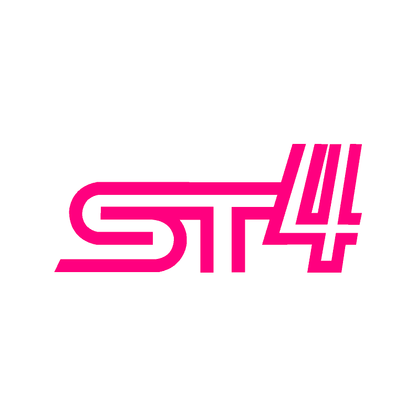 ST4 6" Sticker fits 4th Generation Subaru WRX / STI - 2015-2021