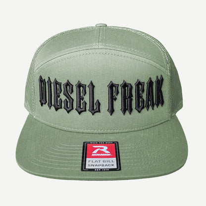 Piston Head Puff Embroidered Cap