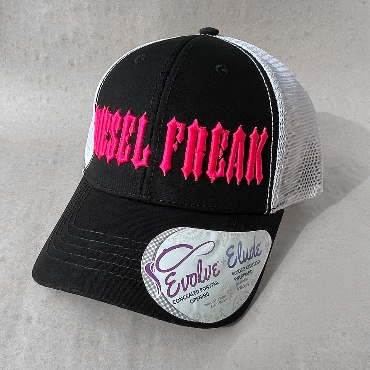 Piston Head Puff Pink Ponytail Hat