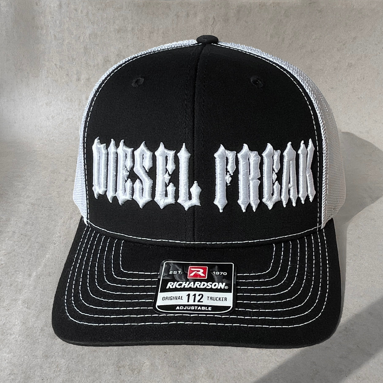 Piston Head Puff White Hat