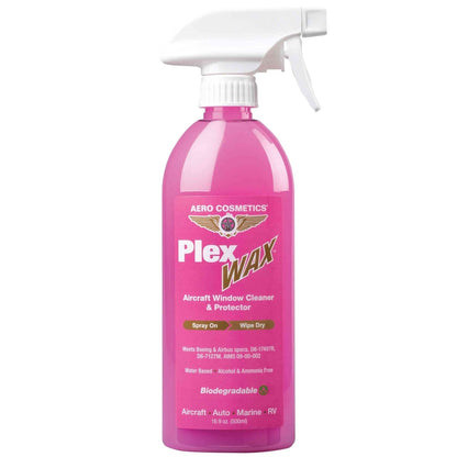 Plex Wax 16 Fl. oz - Aircraft Window & Instrument Cleaner