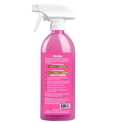 Plex Wax 16 Fl. oz - Aircraft Window & Instrument Cleaner