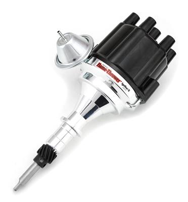 DIST BILLET GM L6 VAC BLK CAP