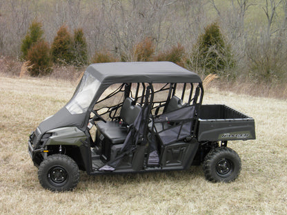 Polaris Ranger Full-Size Crew 570 - 6 Passenger - Vinyl Windshield/Top Combo