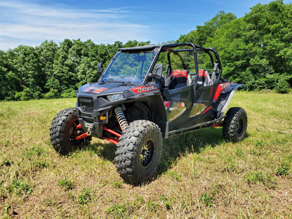 Polaris RZR XP 4 1000/XP 4 Turbo - 1 Pc Scratch-Resistant Windshield w/Vent and Clamp Options