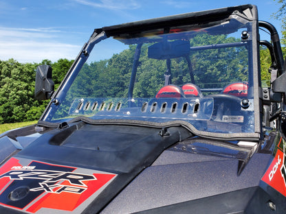Polaris RZR XP 4 1000/XP 4 Turbo - 1 Pc Scratch-Resistant Windshield w/Vent and Clamp Options