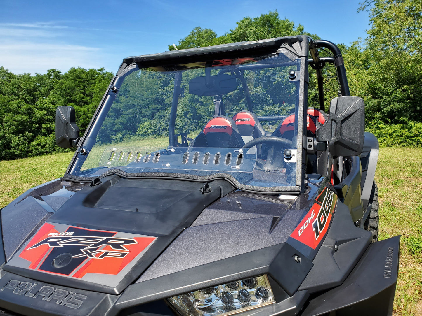 Polaris RZR XP 4 1000/XP 4 Turbo - 1 Pc Windshield w/Clamp and Vent Options