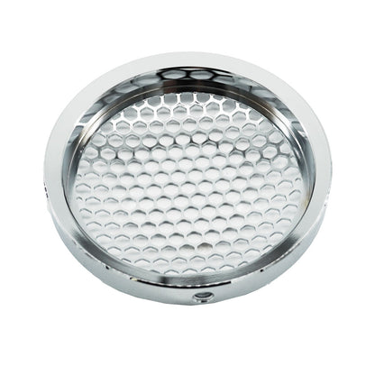 Polished Billet 4" Inch Turbo Inlet Guard Velocity Stack Adapter Bellmouth Intake Hex