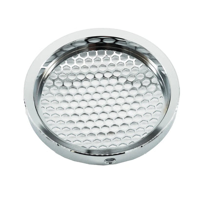 BULL BOOST PERFORMANCE Polished Billet 4" Turbo Inlet Guard Velocity Stack Adapter Bellmouth Intake Hex