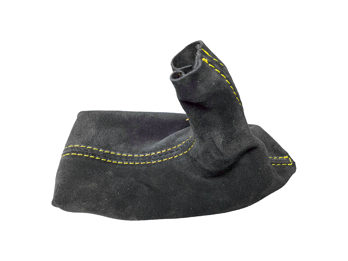 Black Genuine Suede Shift Boot Cover For Porsche Boxster 911 986 996 1997-2004