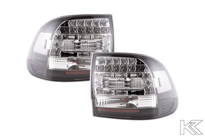 Porsche Cayenne Type (9PA) Black/Clear LED Taillights(2002-2006)