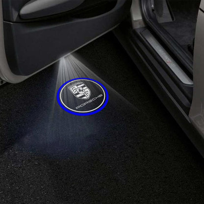 Porsche 718 Spyder 982 4th Gen Premium Door Puddle Lights Various Designs 2019–2026