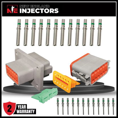 Deutsch DT 12 Pin Connector Kit DT04-12PA DT06-12SA Waterproof Plug Male Female