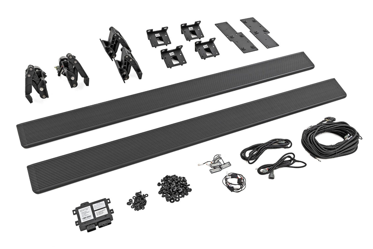 Rough Country Power Running Boards | HT-Series | Crew Cab | Chevy/GMC 1500/2500HD/3500HD (19-26)