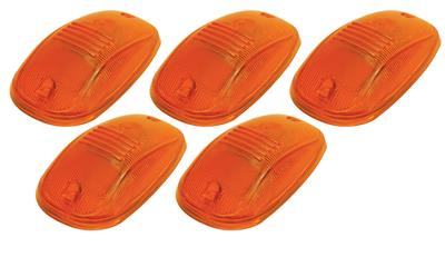 5 PC CAB ROOF LIGHT KIT AMBER