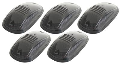 5 PC CAB ROOF LIGHT KIT SMOKE