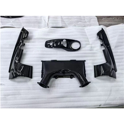 Dry Carbon Fiber Engine Bay Cover Set for Ferrari 488