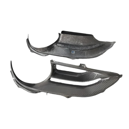C Style Carbon Fiber Rear Fog Tail Light Surround Cover for Ferrari 488 GTB / Spider