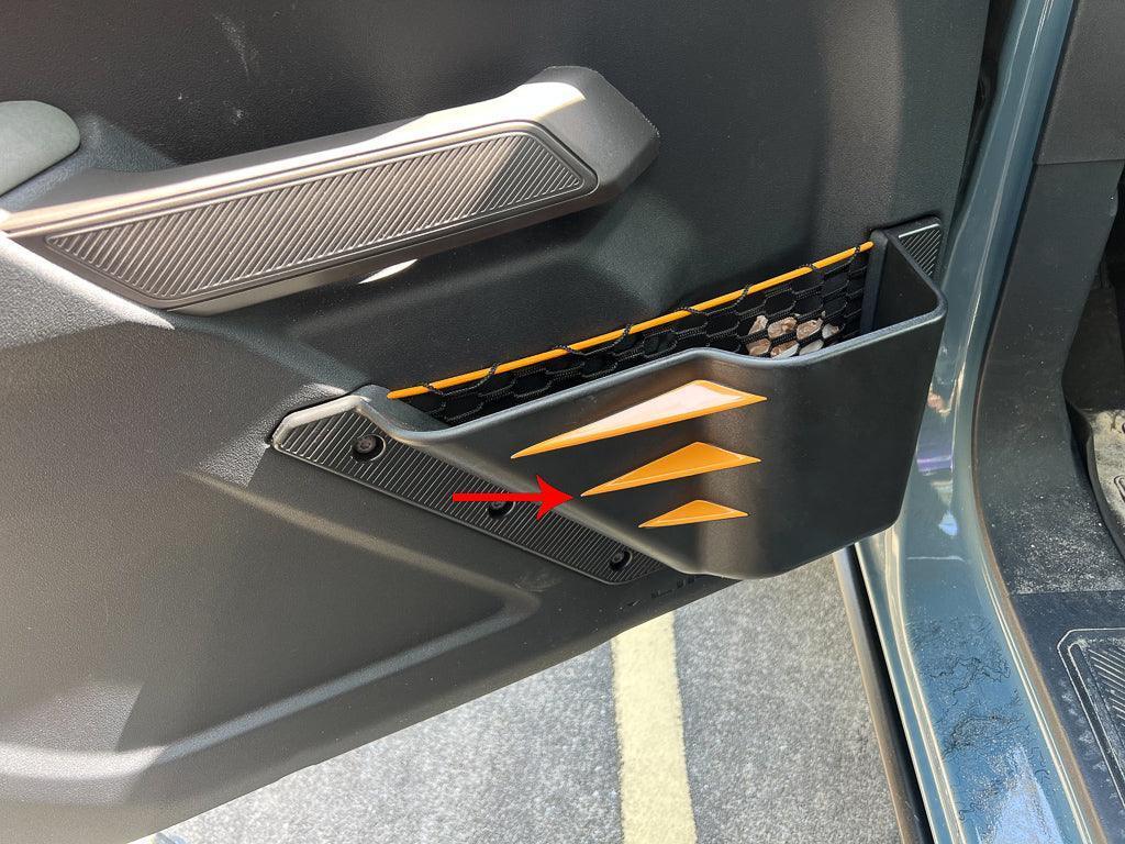 Printed Series ABS Bin Fin Overlays (Front) - 2021+ Bronco