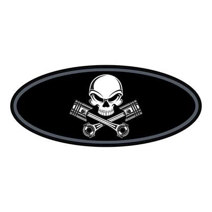 Printed Series Ford Bronco Rear Oval Emblem Overlays (Full Print) - 2021+ Bronco / Bronco Sport