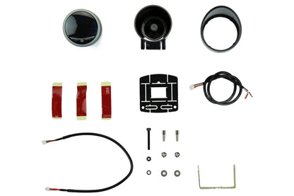 2-1/16" Premium Amber / White Volt Gauge