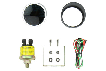 2-1/16" Green/White Oil Pressure Gauge