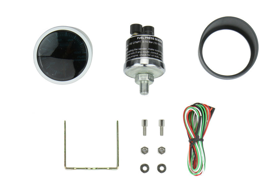 2-1/16" Blue/White Fuel Pressure