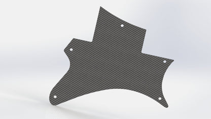 Custom CARBON FIBER guitar pickguard Fits PRS SE flat-top Style