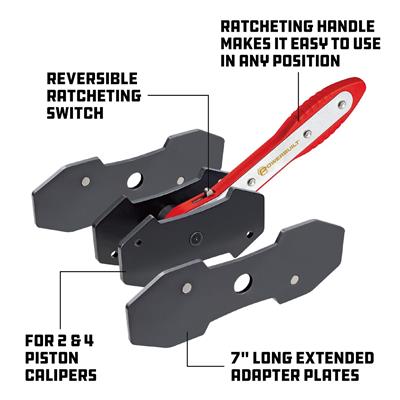 TOOL BRAKE CALIPER RATCHETING