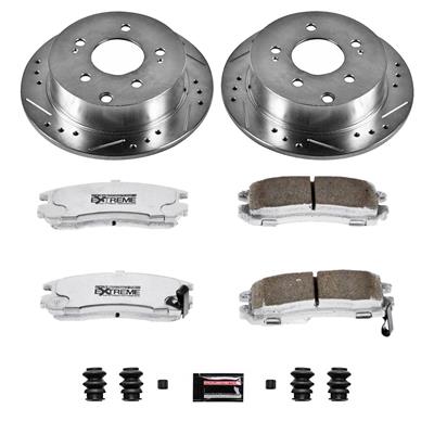 ROTORS/PADS KIT DRLD/SLTD REAR