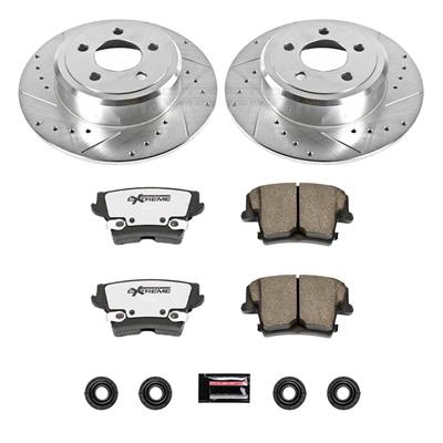 BRAKE ROTOR-PAD KIT DRLD/SLTD