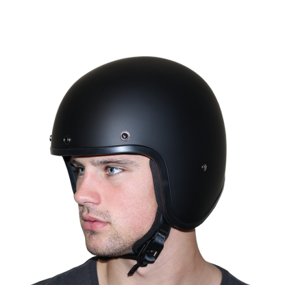 DOT Approved Daytona Cruiser Open Face Motorcycle Helmet - Men, Women & Youth - With Visor & Graphics - W/ Tribal
